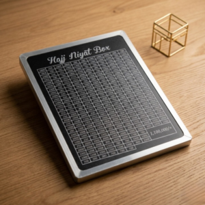 Hajj Niyat Box – Premium Islamic Savings Tracker & Goal-Oriented Money Box