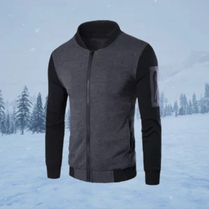 Black Sleeve Style Full Jacket - Elevate Your Style