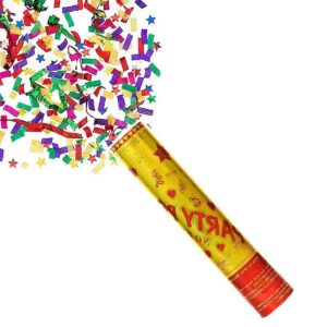 Pack of 2 Party Popper Confetti Filled Rose Party Popper