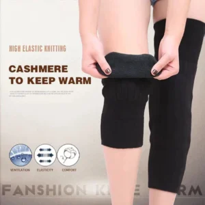 ( Pair ) Unisex Women Men’s Cashmere Wool Knee Brace Pads Winter
